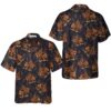 Bigfoot Hawaiian Shirt Bigfoot Grabbing Turkey And Pumpkin Hawaiian Shirt For Men Hawaiian Shirt Perfect Gift For Husband Boyfriend Friend Family