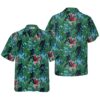 Bigfoot Hawaiian Shirt Bigfoot Silhouette Walking Hawaiian Shirt Tropical Forest Floral Bigfoot Shirt For Men Hawaiian Shirt Perfect Gift For Husband Boyfriend Friend Family