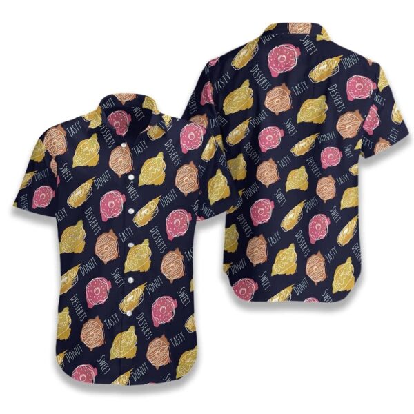 Donut Aloha Hawaiian Shirt Funny Donut Tasty Sweet Hawaiian Shirt Food Hawaiian Shirt Perfect Gift For Men Women Friends Family Husband