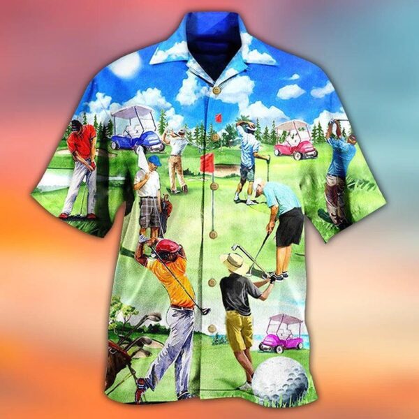 Golf Hawaiian Shirts Golf Eat Sleep Golf Repeat Hawaiian Shirts Perfect Gift For Men Golfers Golf Lovers